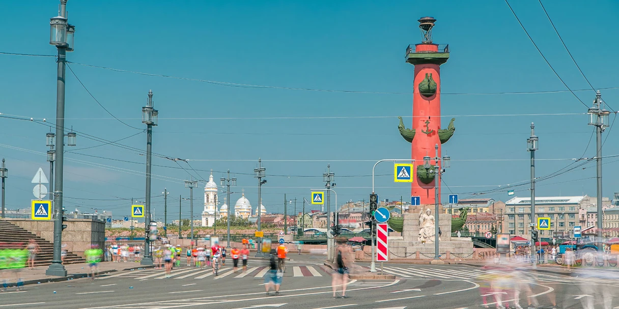 Полумарафон «Северная столица» в Санкт-Петербурге: список и расписание перекрытий дорог