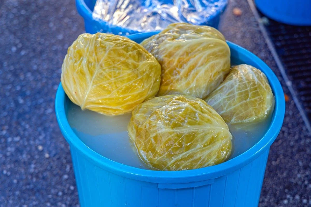 квашеная капуста целыми кочанами