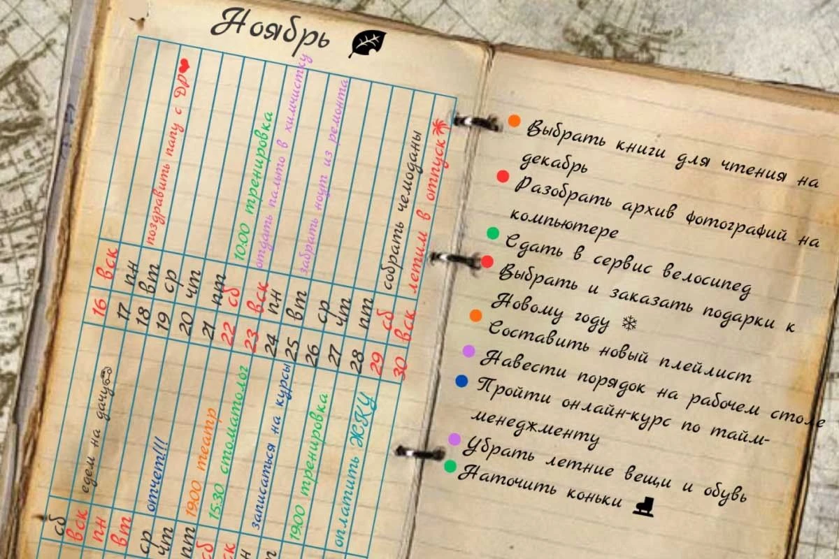 ежедневник bullet journal