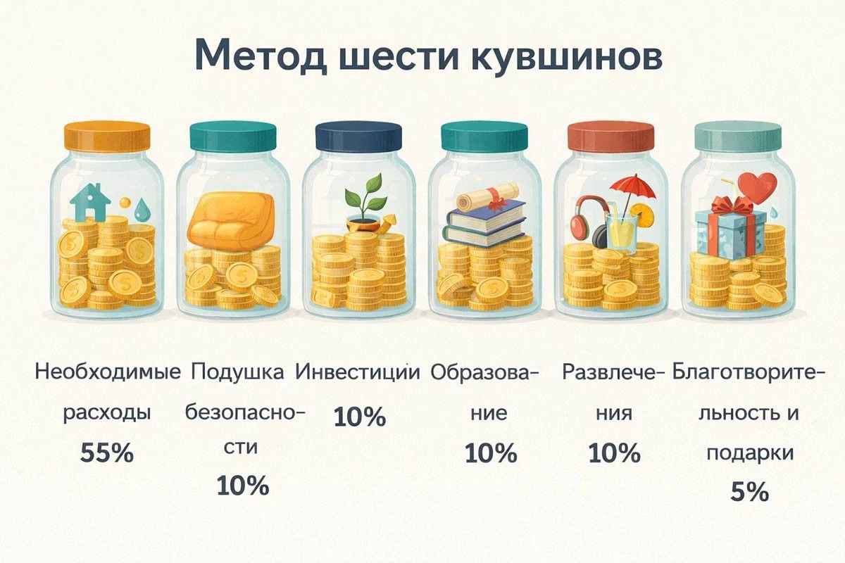 метод шести кувшинов