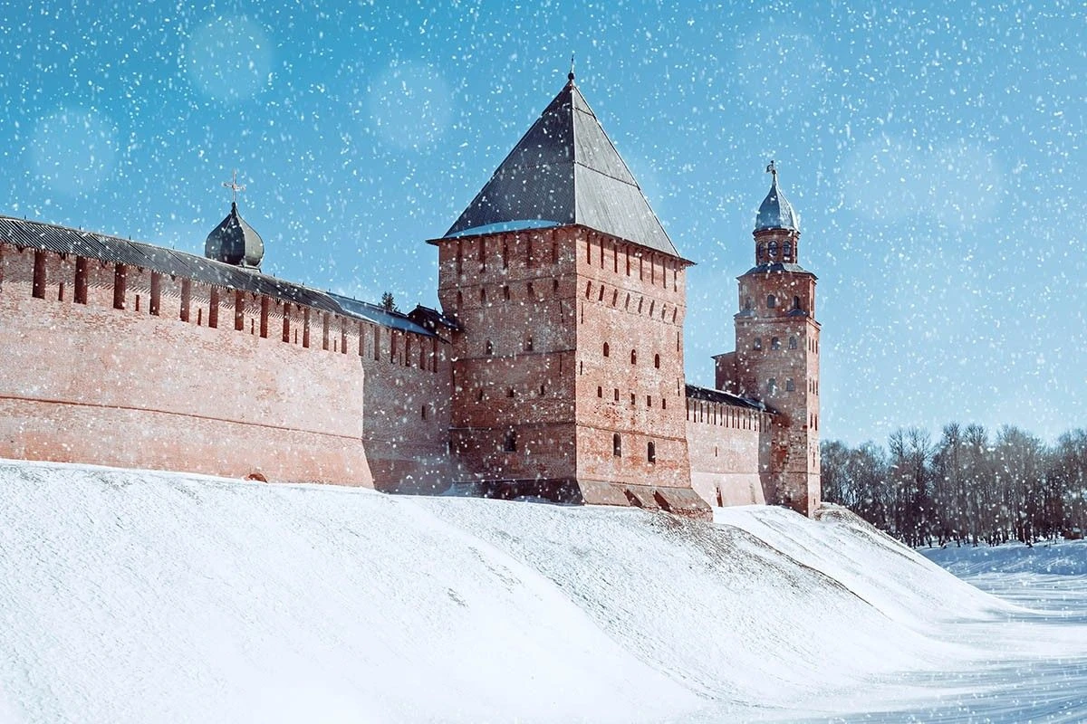 великий новгород зимой