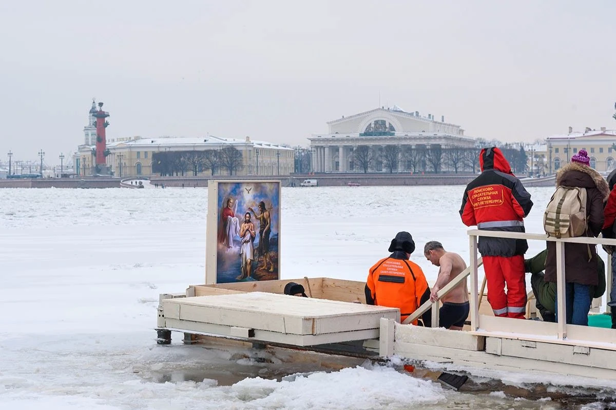 Купели в СПб и проруби в Питере