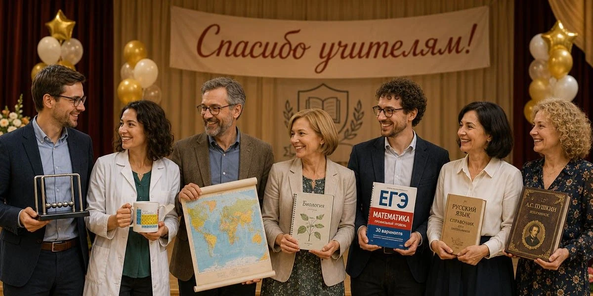 Подарок учителю на выпускной: 50+ идей до 3000 рублей