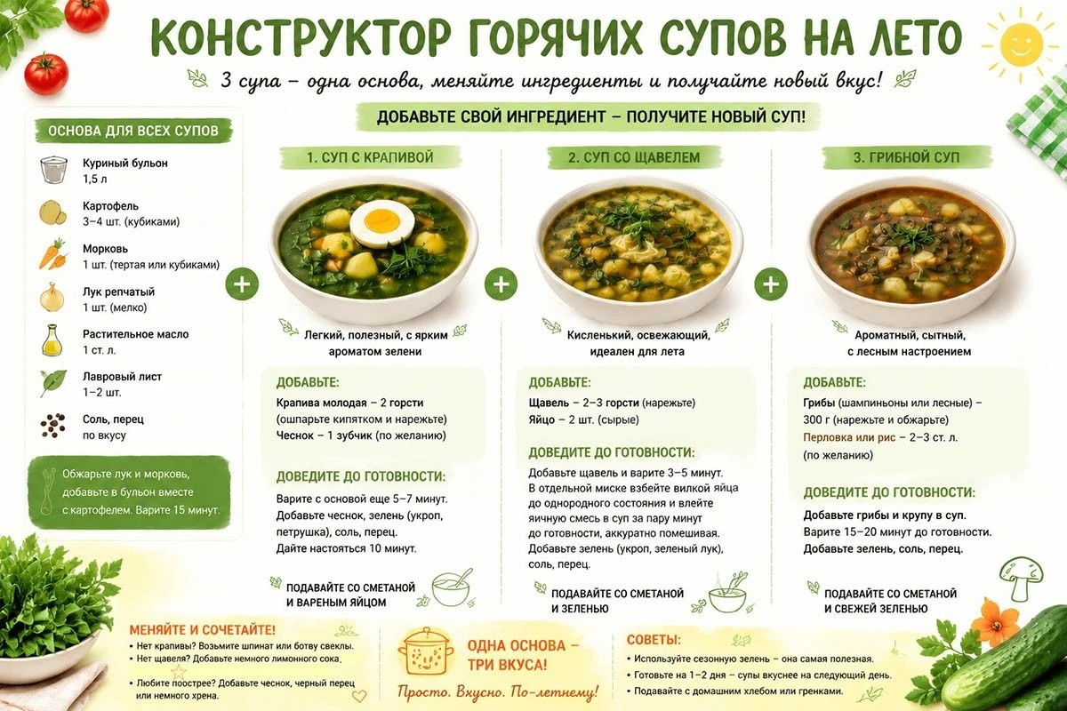 как варить суп