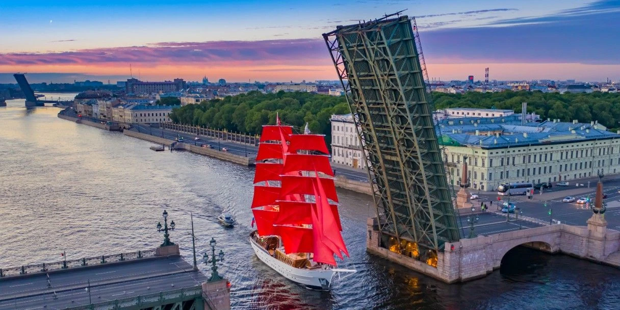 Перекрытия дорог в Санкт‑Петербурге на «Алые паруса — 2026»