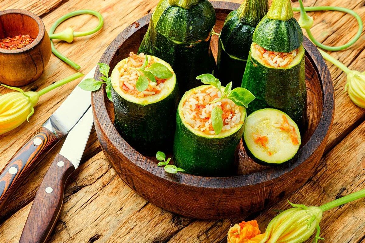 кабачки с рисом