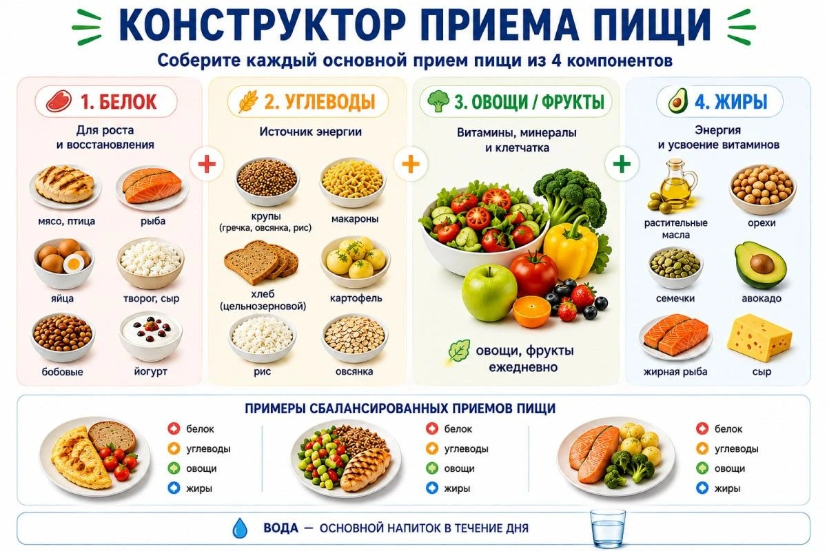 питание подростков продукты