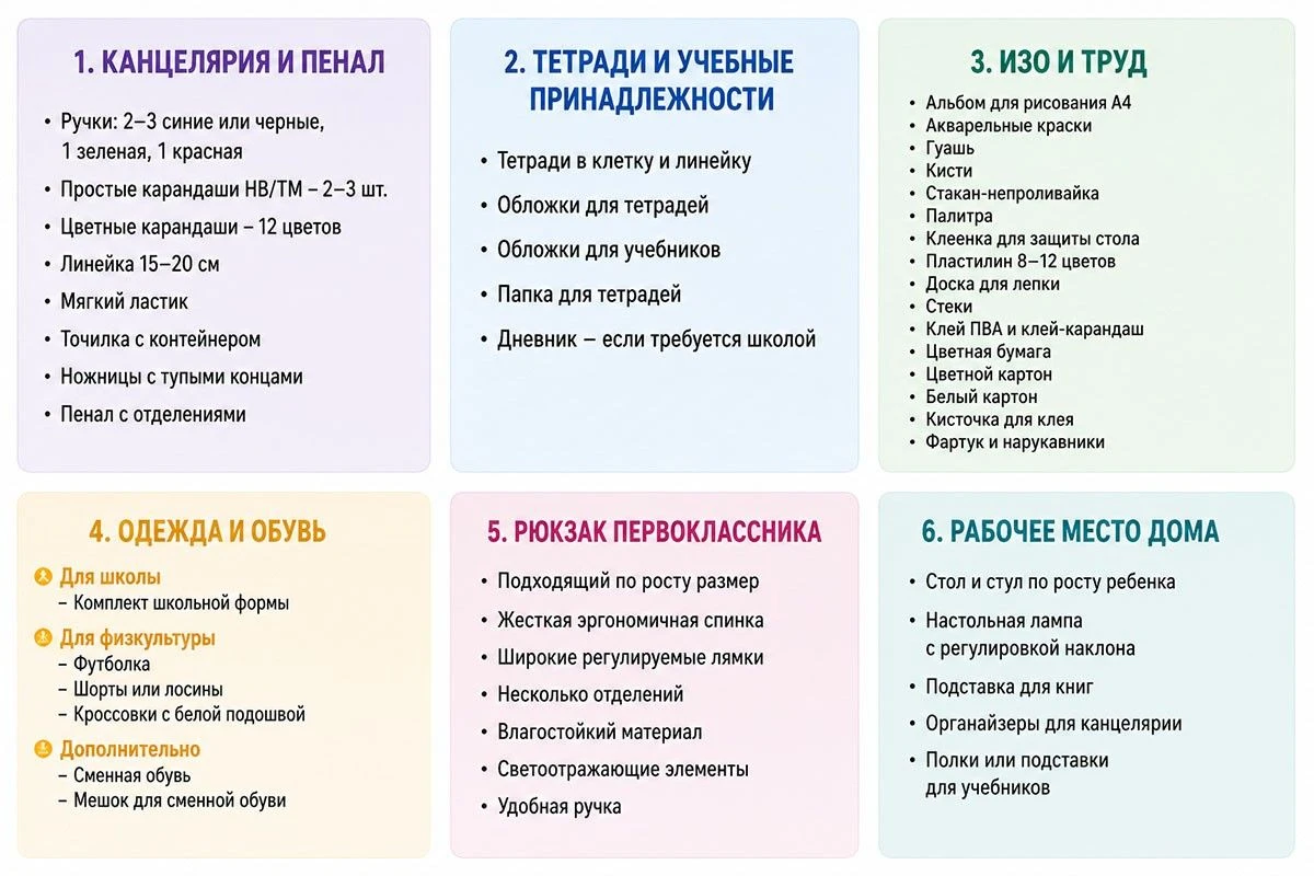 что купить к школе