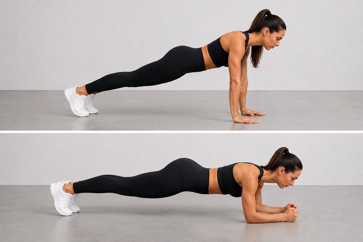 калистеника планка упражнения