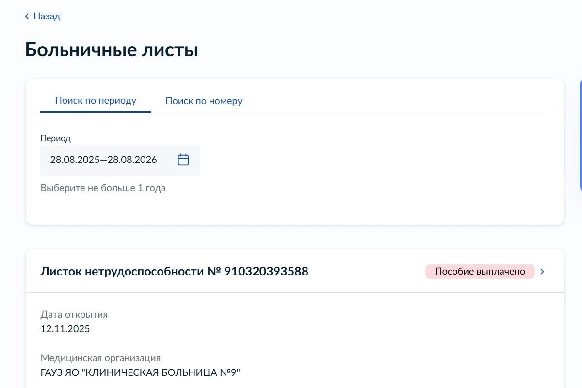 Все листы отобразятся на одной странице. Источник: gosuslugi.ru