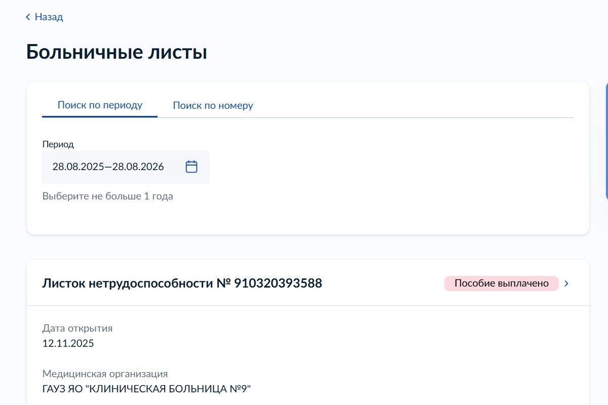 Все листы отобразятся на одной странице. Источник: gosuslugi.ru
