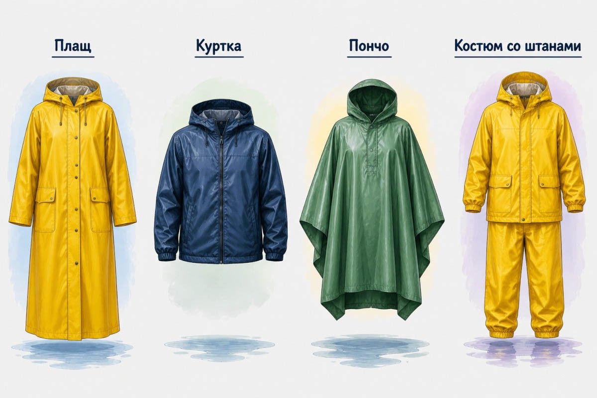 как выбрать дождевик для похода