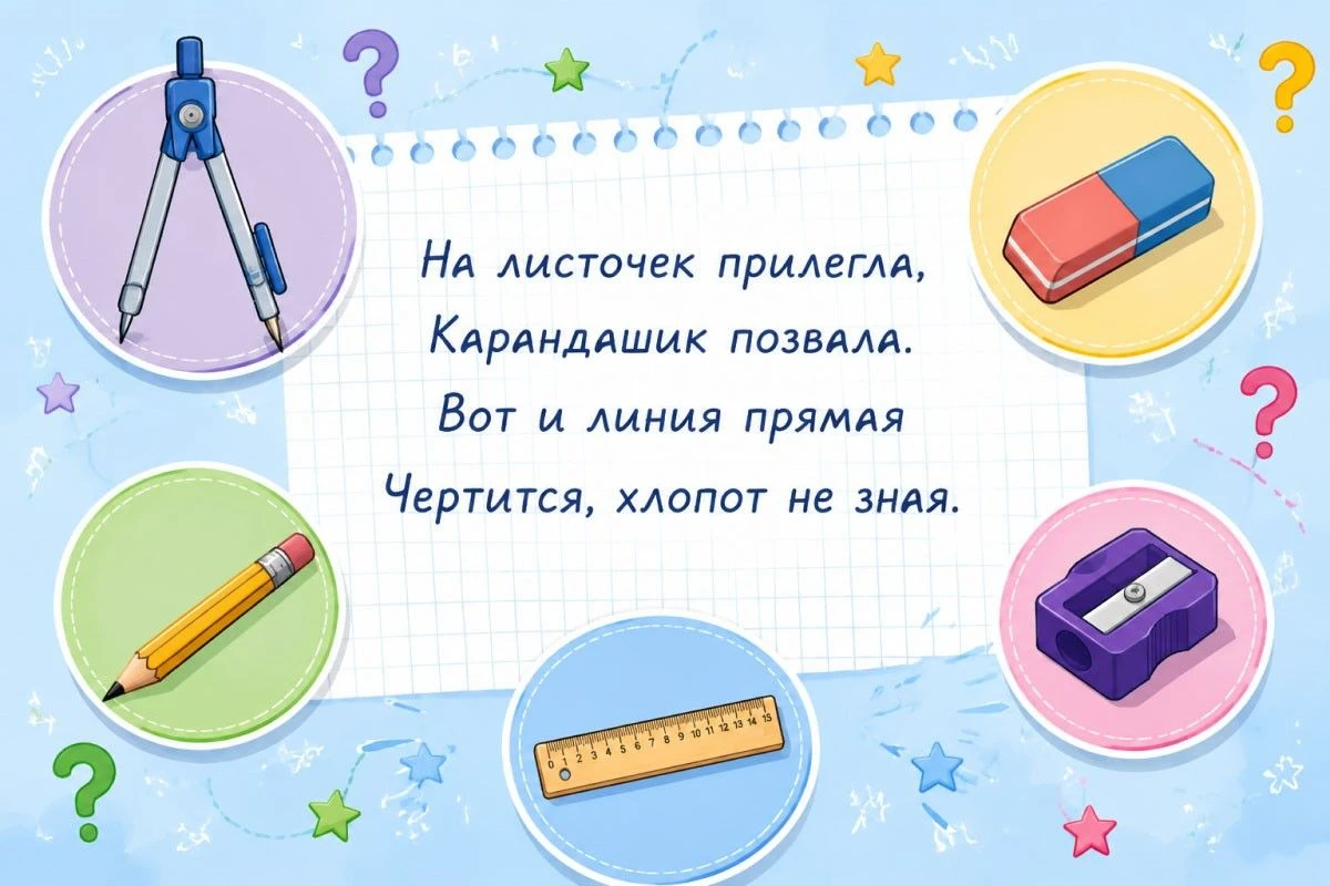 загадки про школу