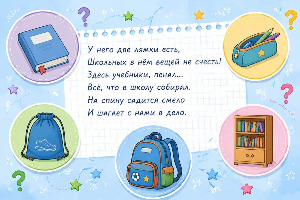 загадки про школу