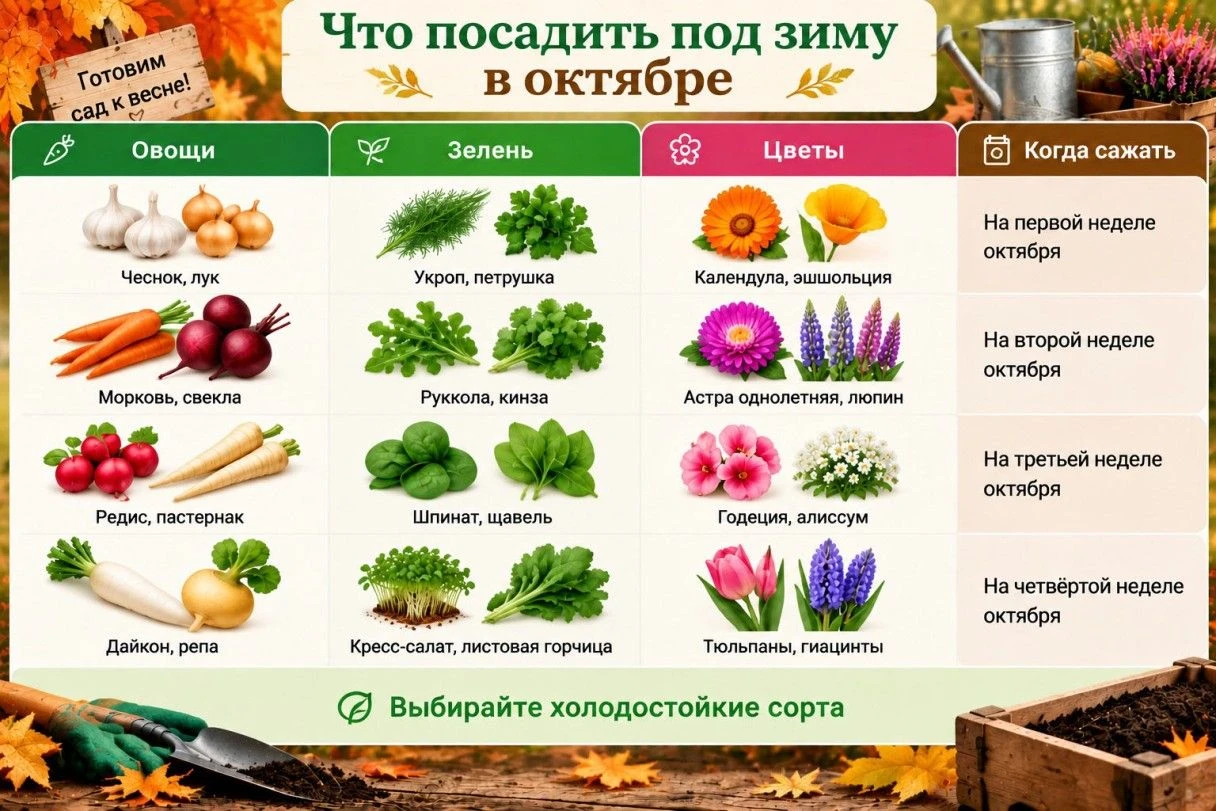 подзимние посевы