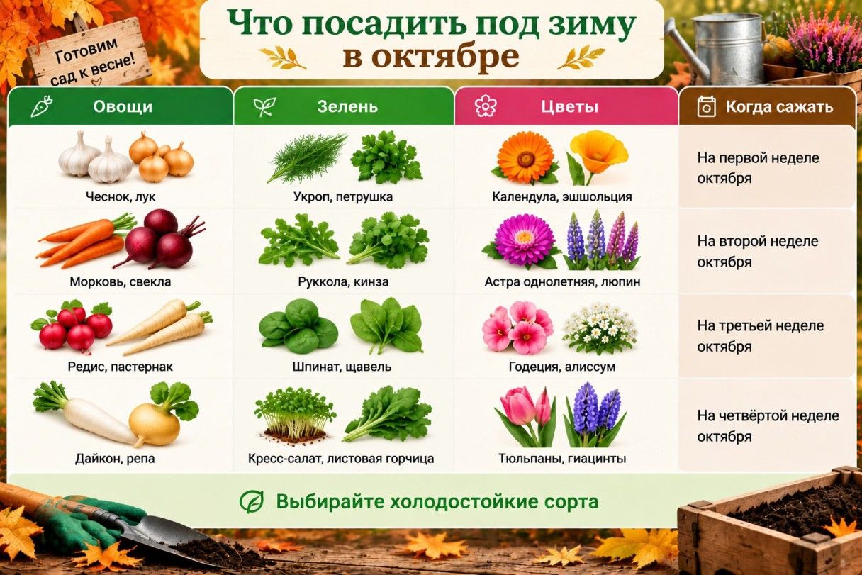 подзимние посевы
