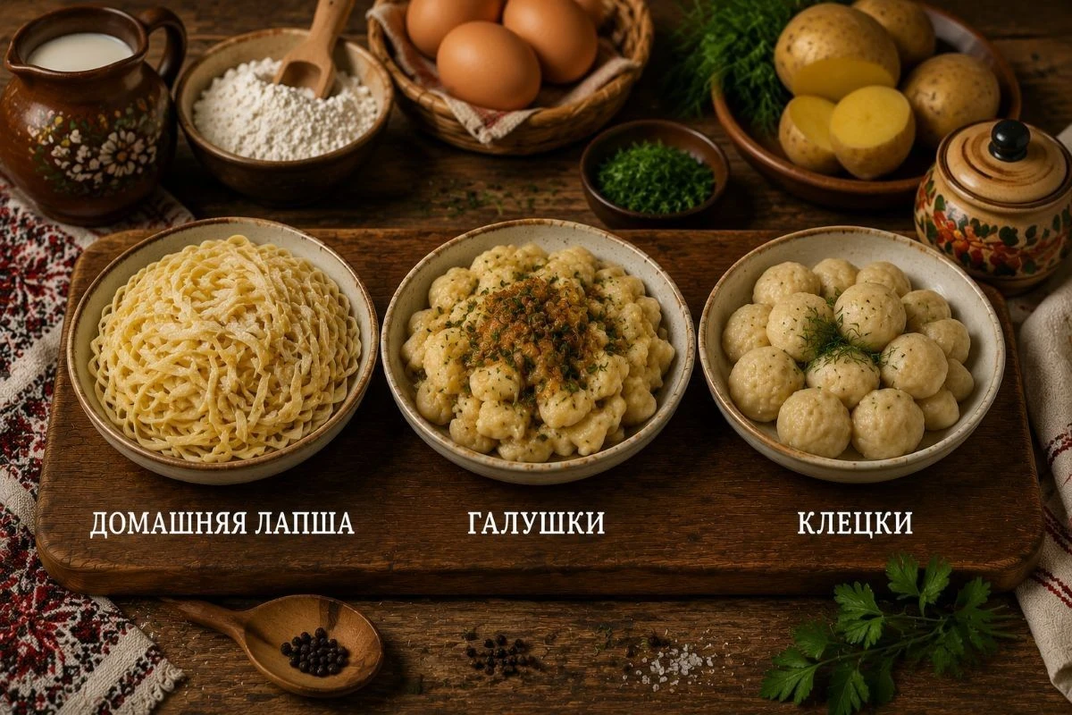 клецки и галушки