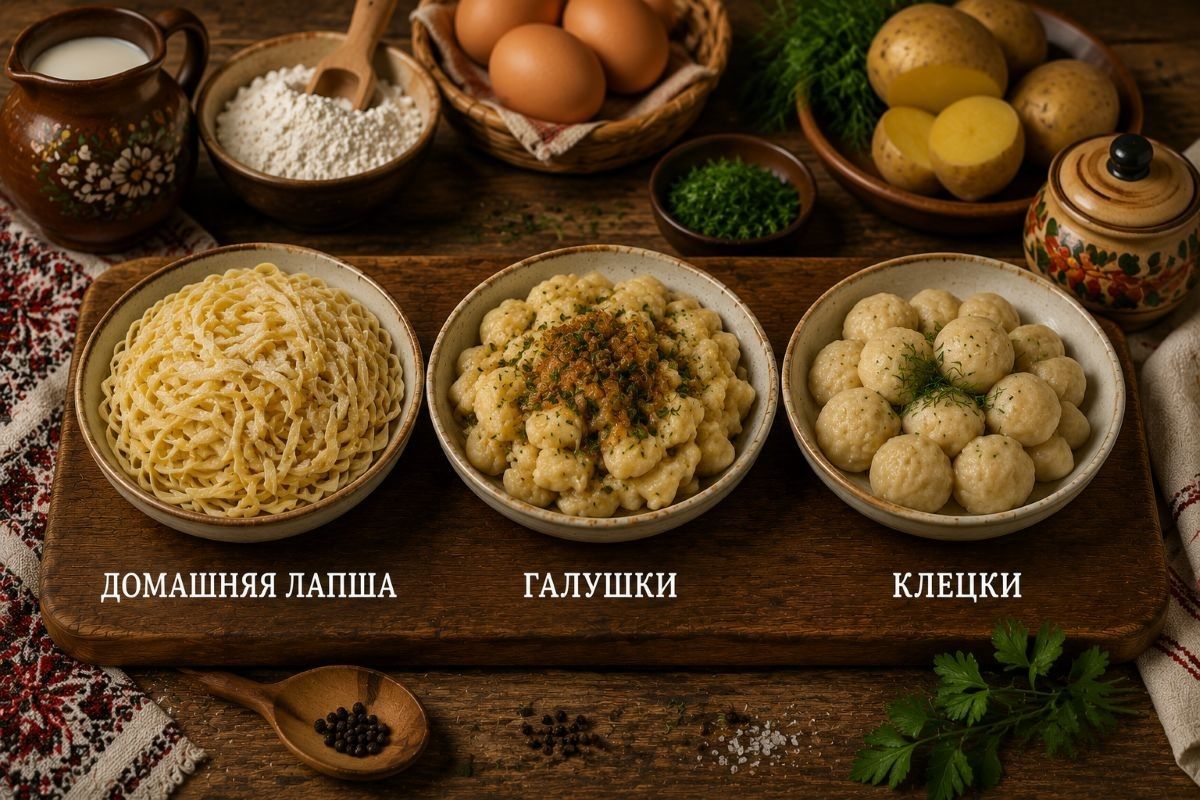 клецки и галушки
