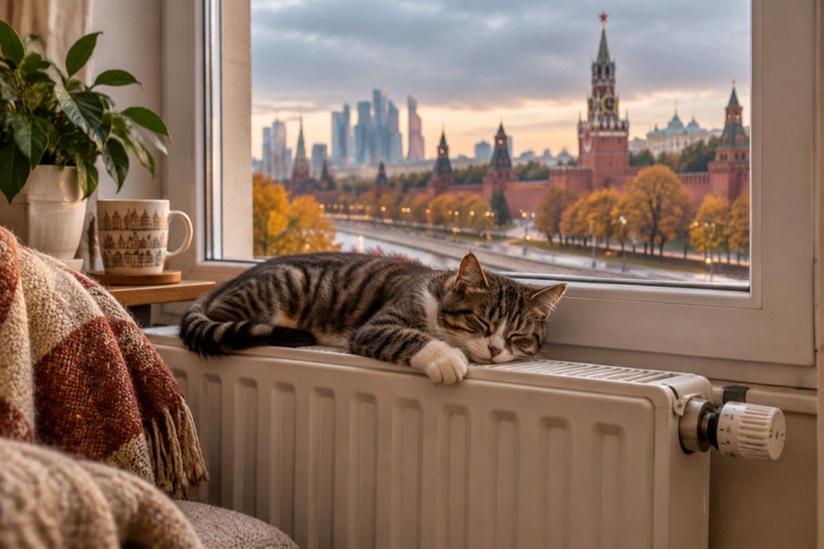 радиатор отопления в московской квартире