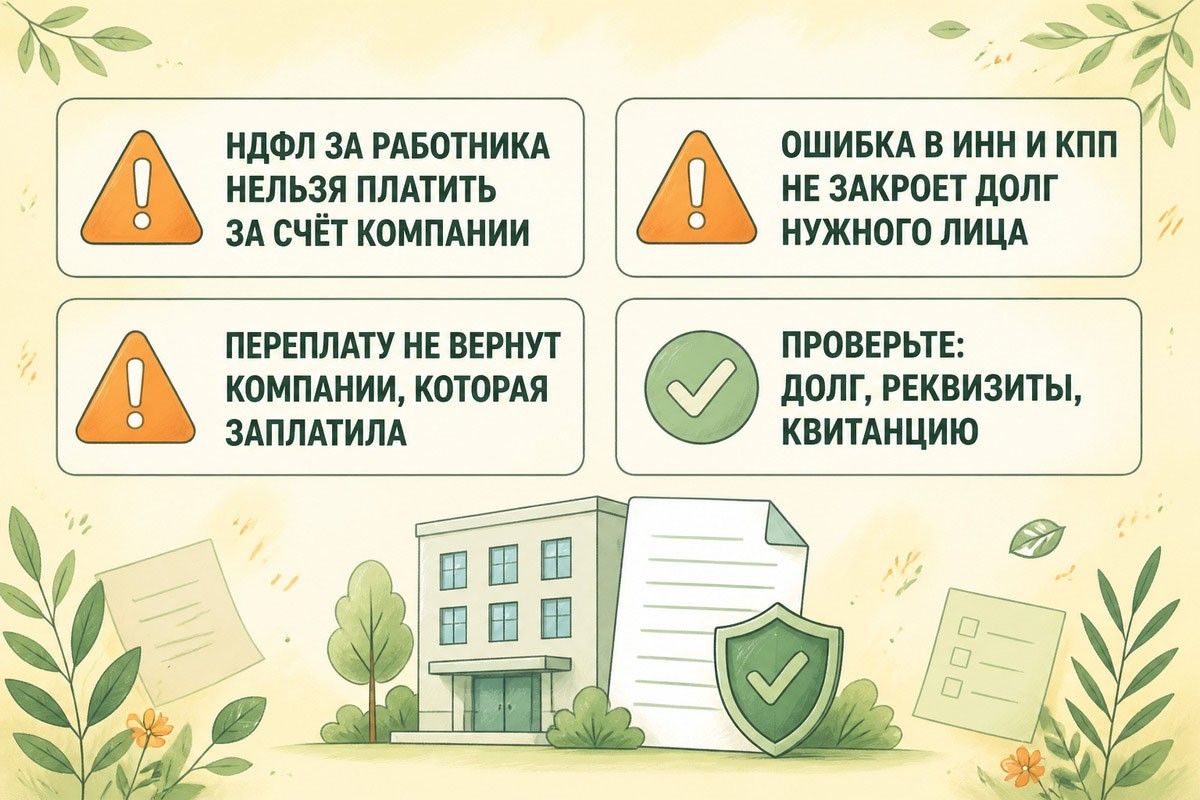 налог за другое юрлицо 