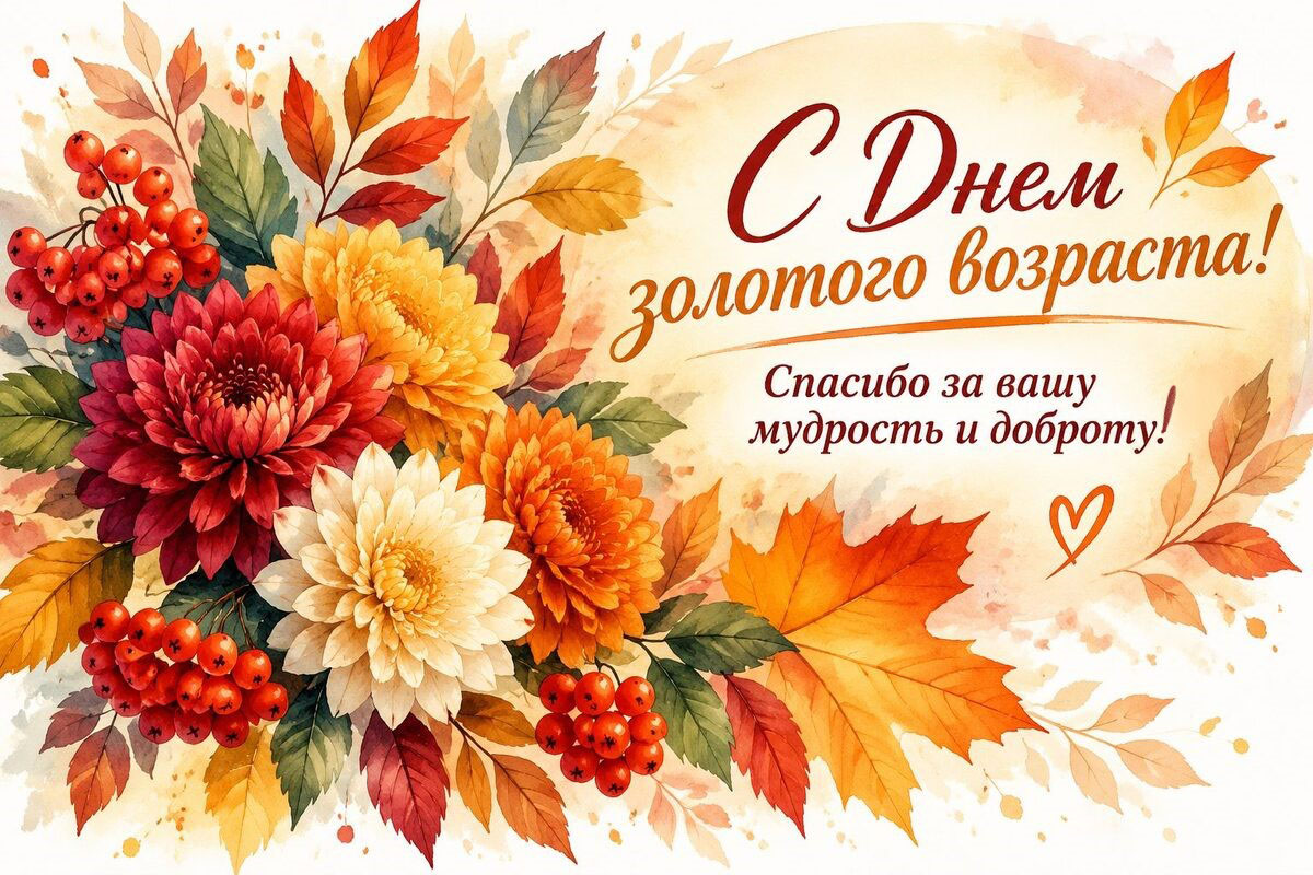 открытки с днем пожилых людей