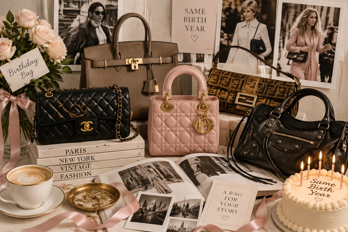 винтажные люксовые сумки в стиле birthday bag