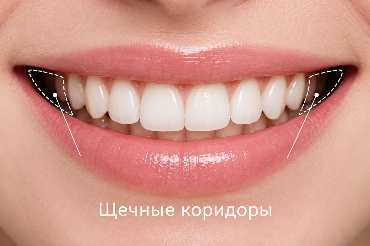 щечный коридор иллюстрация 