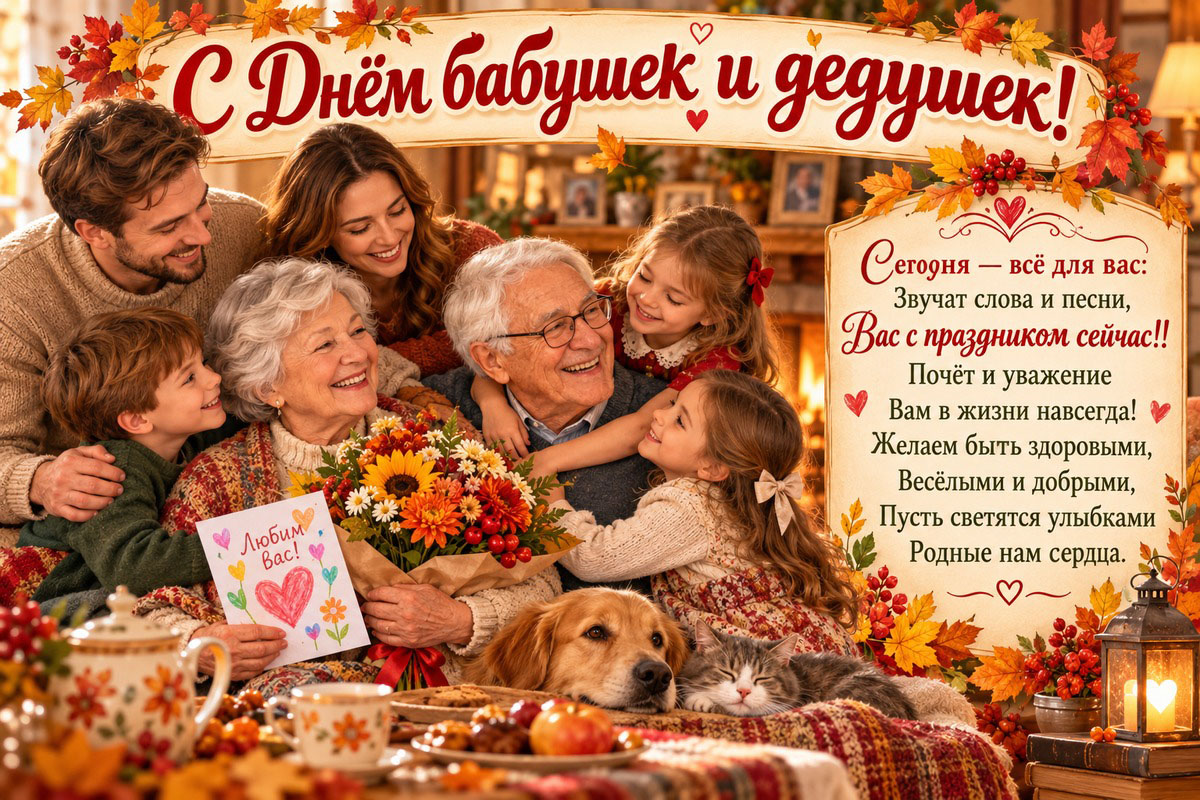 поздравления бабушек и дедушек