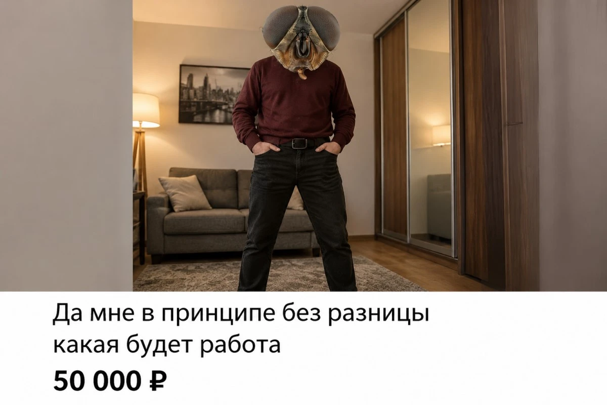 муха дрозофила ищет работу
