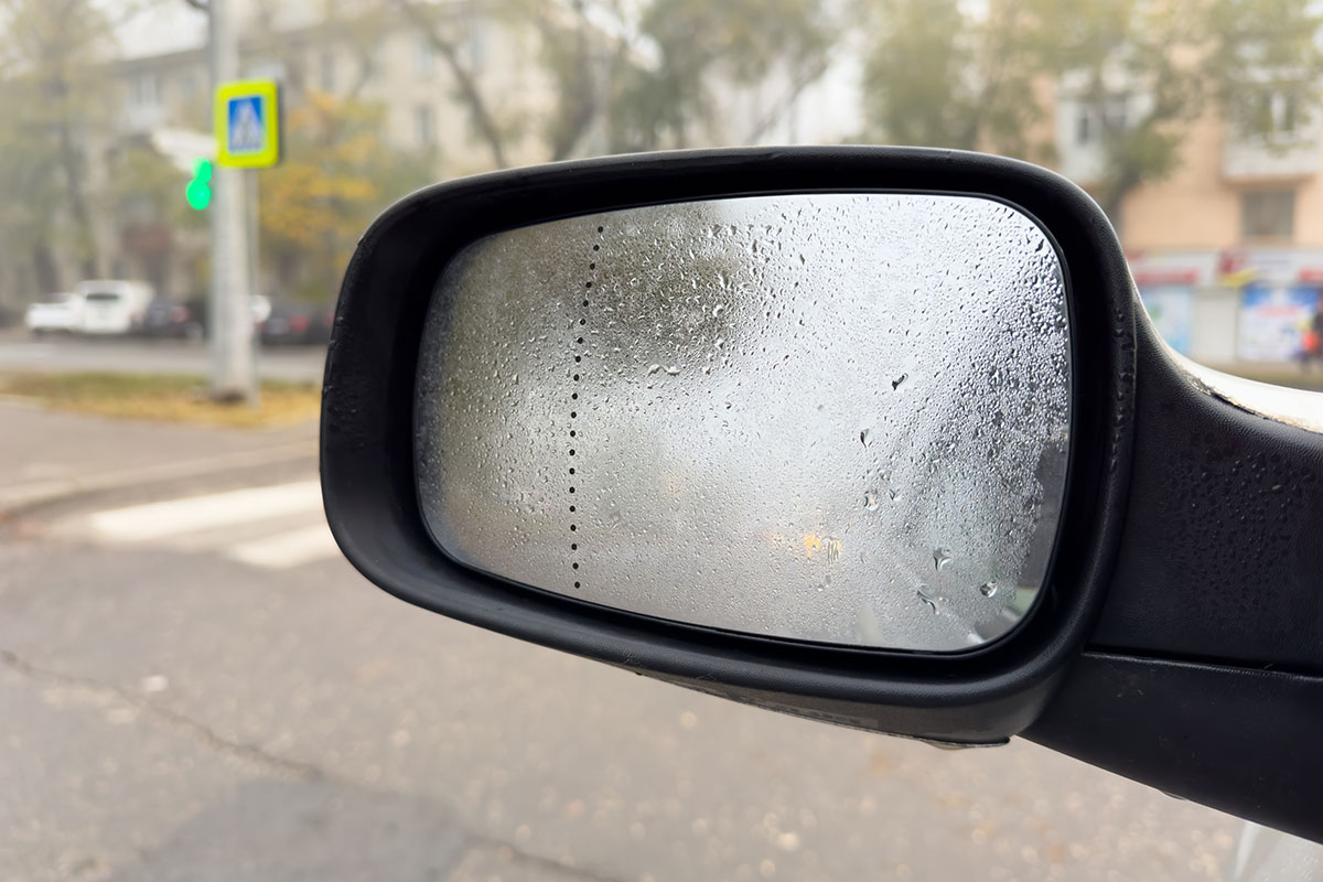 запотевший отражатель
