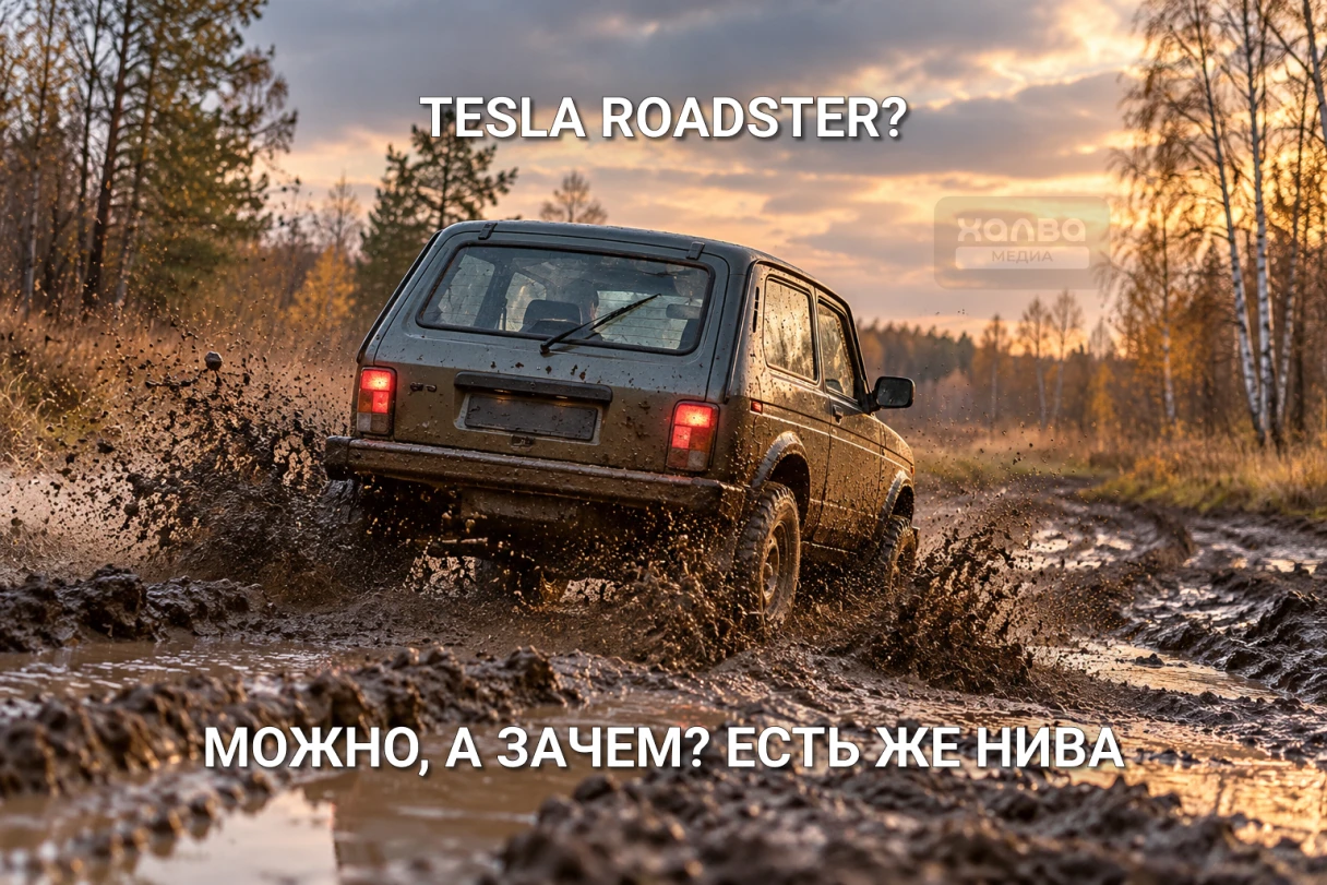 мем с нивой