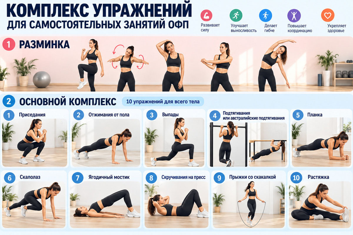 упражнения ОФП