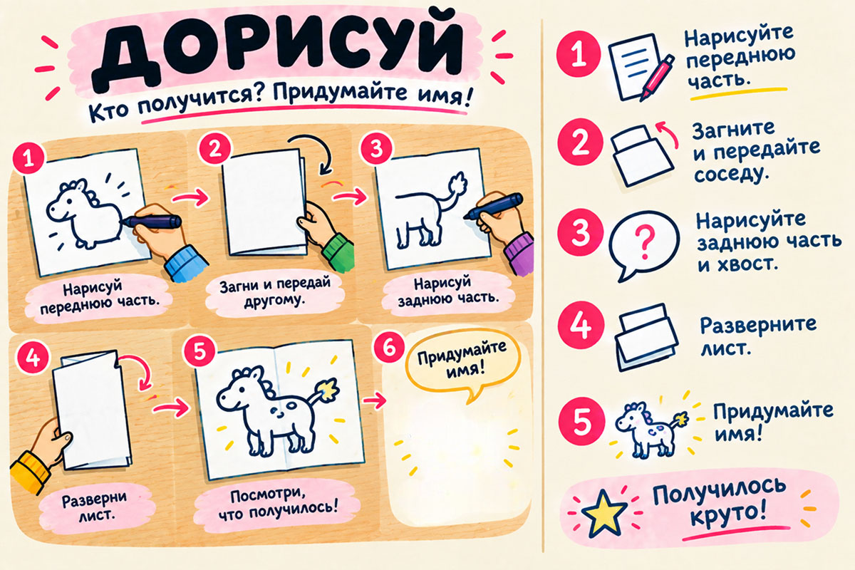 игра дорисуй животное
