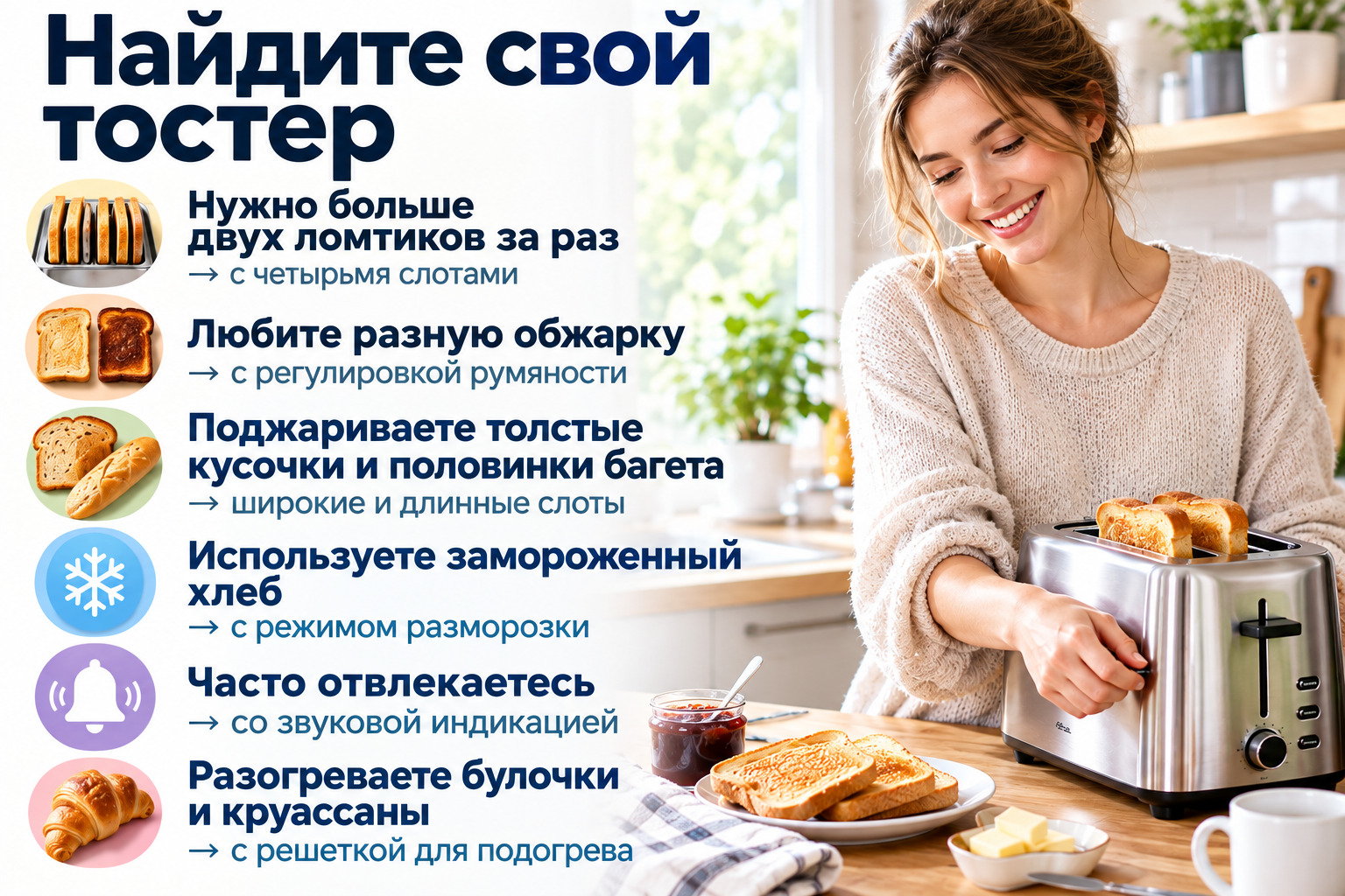 советы по выбору тостера