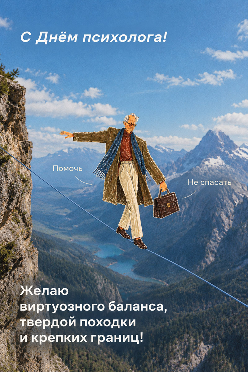 открытка на День психолога