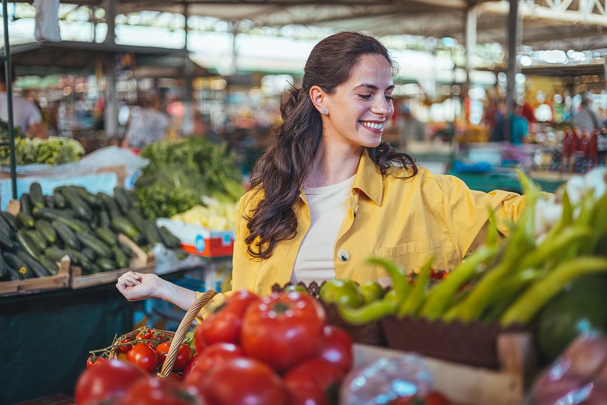 рынок продукты овощи фермеры