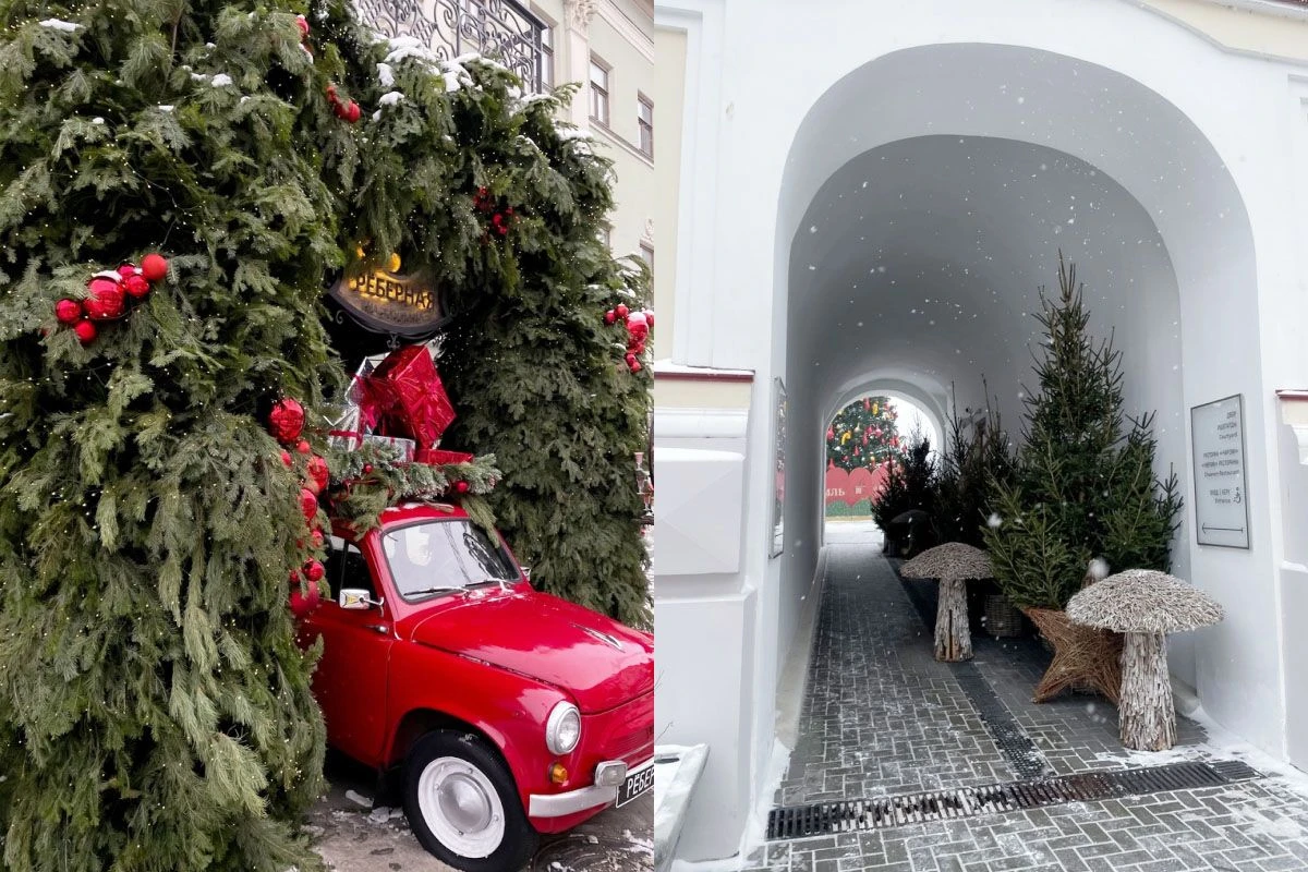 новогодние украшения Казань