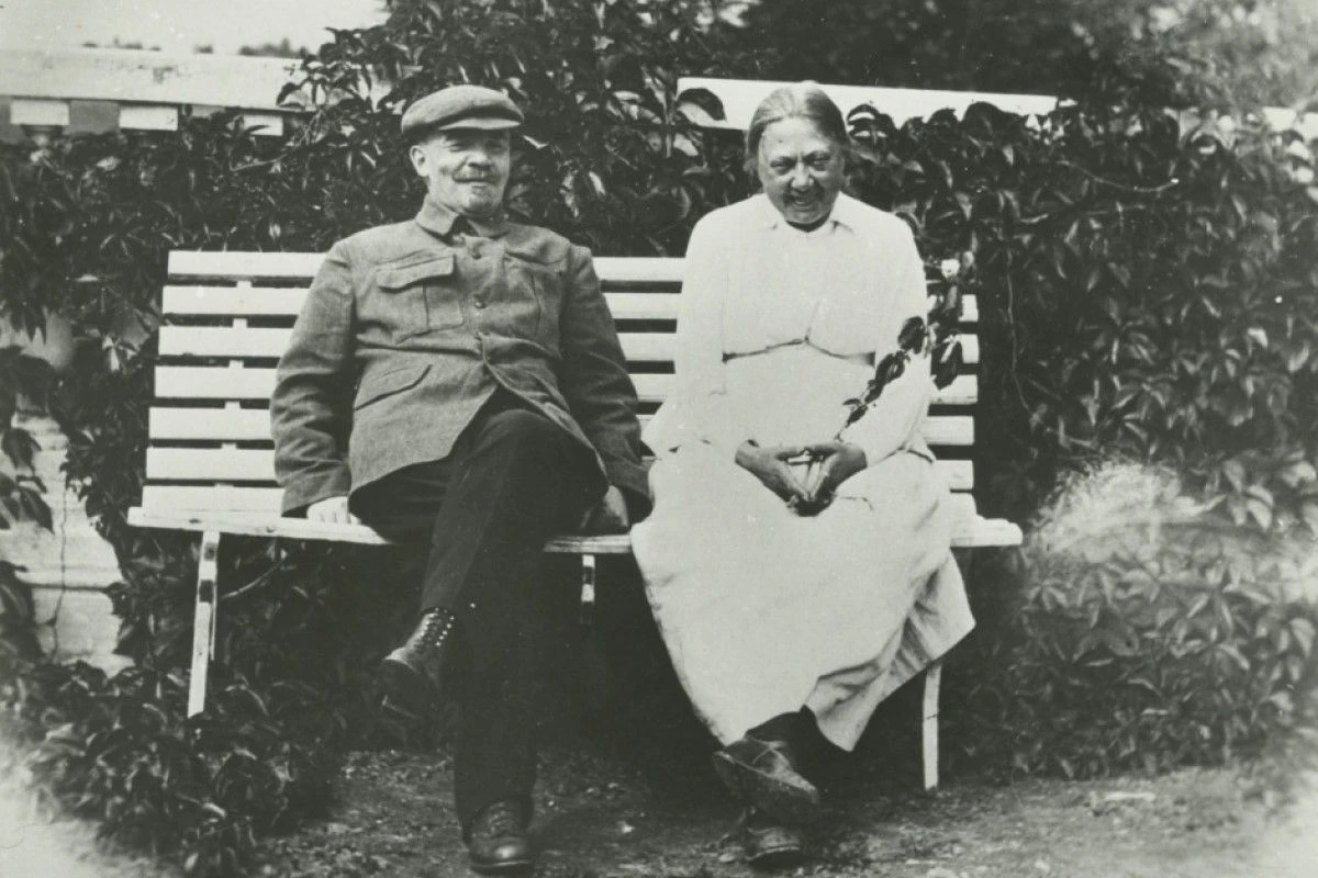 Крупская и Ленин