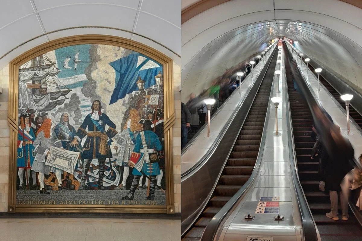 самая глубокая станция метро в россии