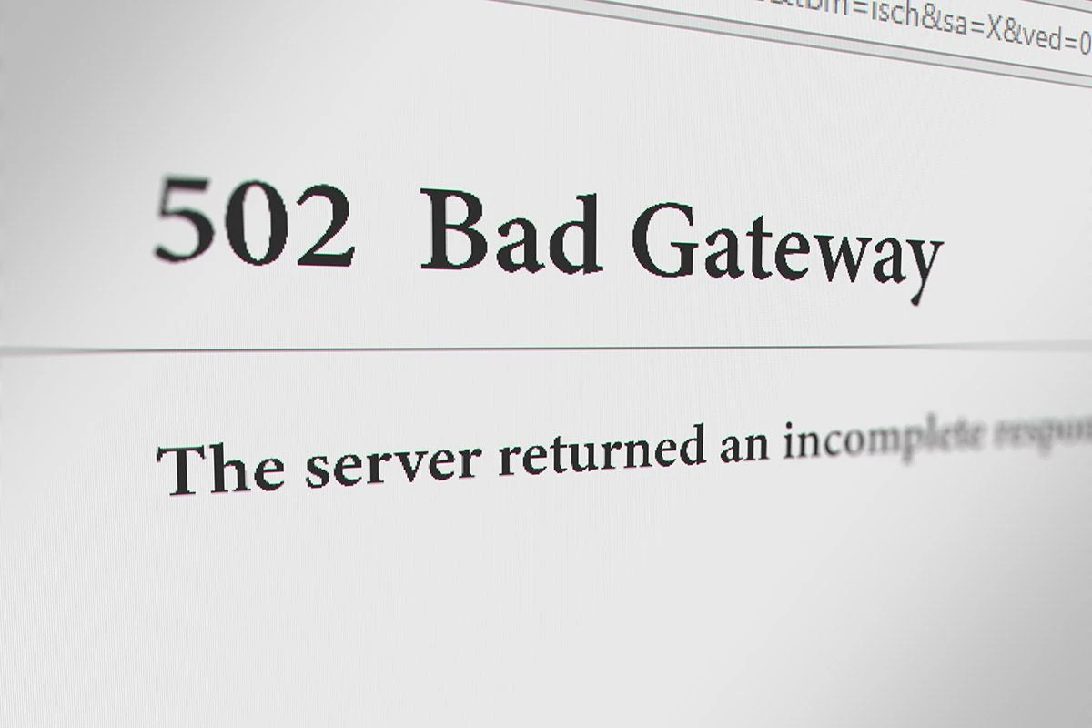 Ошибка 502 Bad Gateway Error: что это такое и как исправить