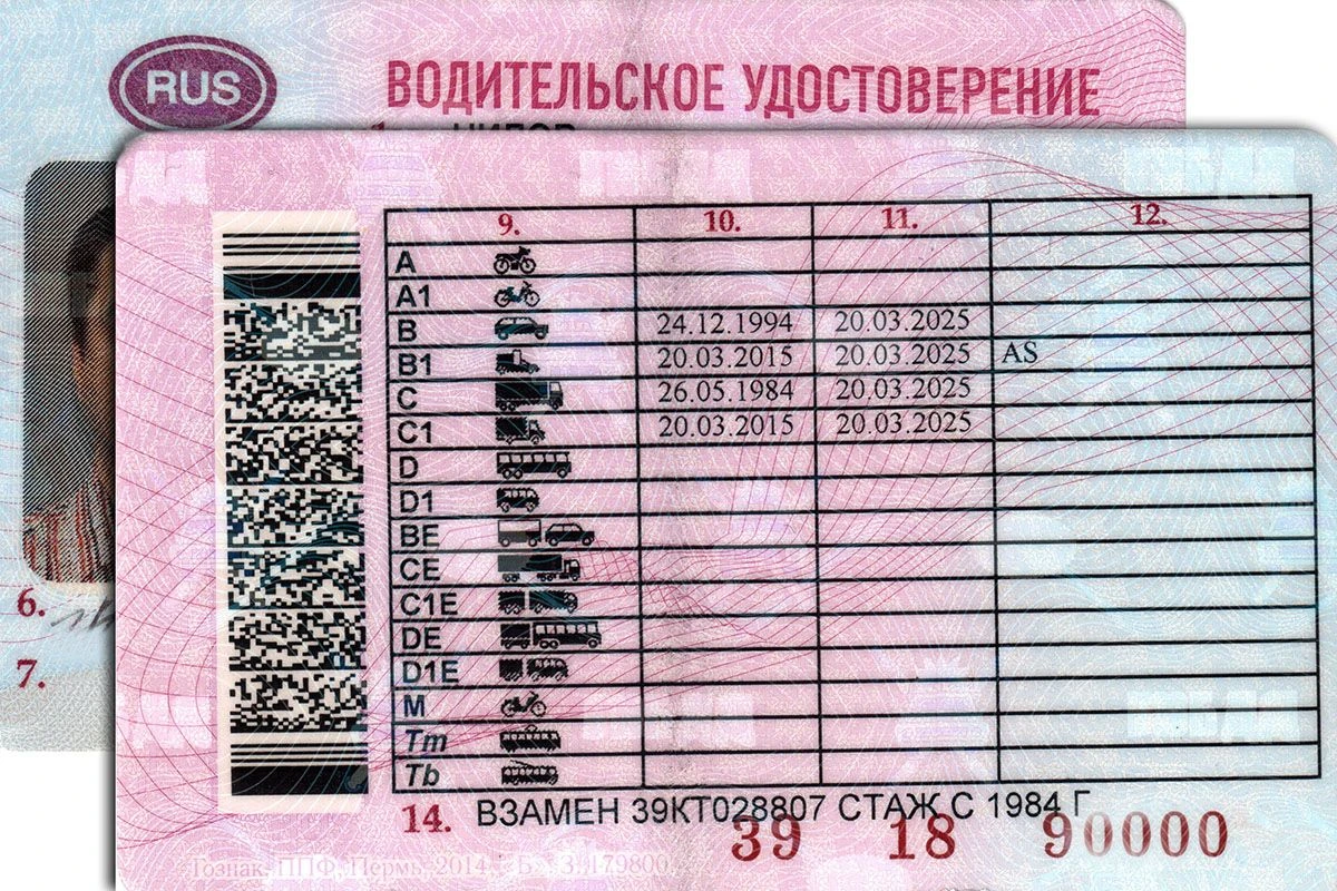 водительские права