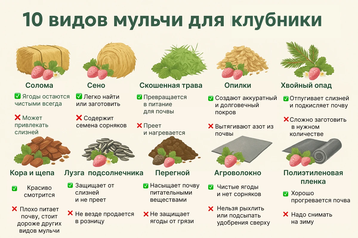 какая мульча лучше