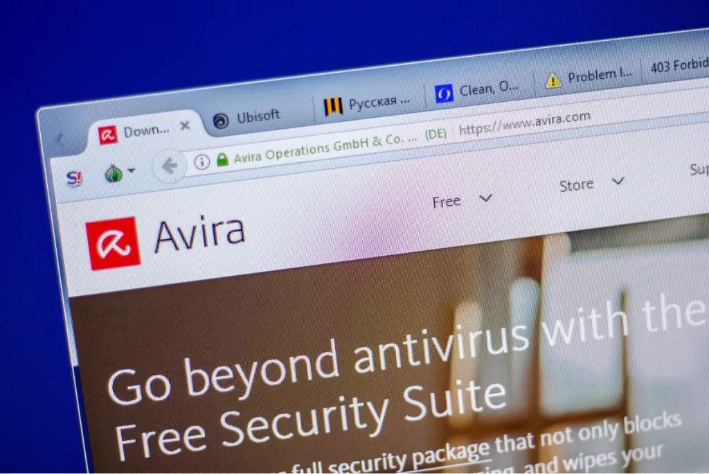 расширение Avira 