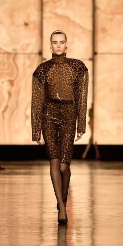 Леопардовый total look. Источник: ysl.com