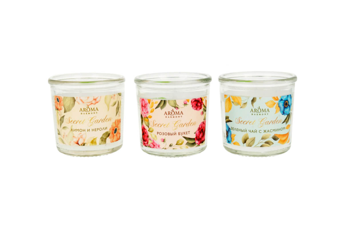 Набор свечей Aroma Harmony Secret garden. Источник: tvoydom.ru