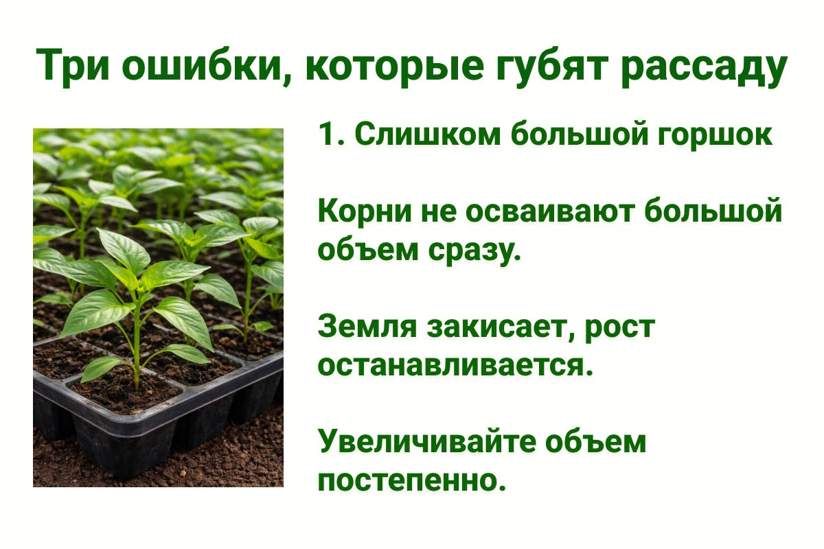 Правильно выбирайте горшки. Источник: нейросеть