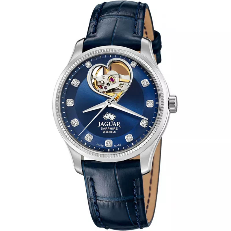 Jaguar J994/B Automatic open heart понравится тем, кто любит оригинальные, но не кричащие аксессуары. Источник: sibtime.ru