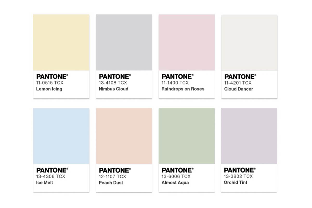 Палитры для Cloud Dancer on Pantone. Источник: pantone.com