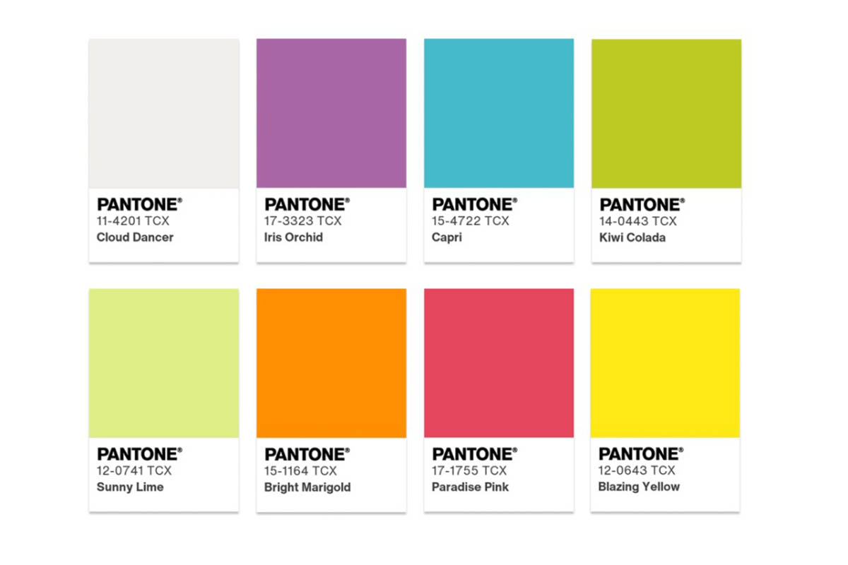 Палитры для Cloud Dancer on Pantone. Источник: pantone.com
