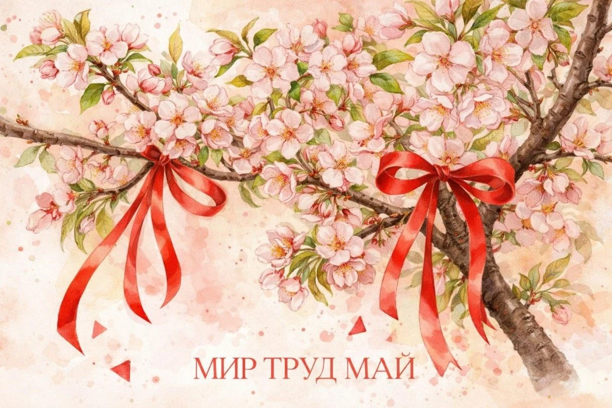 советские открытки с 1 мая